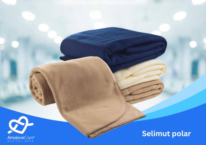 Selimut Rumah Sakit Polos Berkualitas dari Bahan Fleece